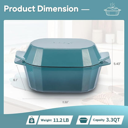 Enameled Cast Iron Sourdough Bread Oven – Dutch Oven - Image 2