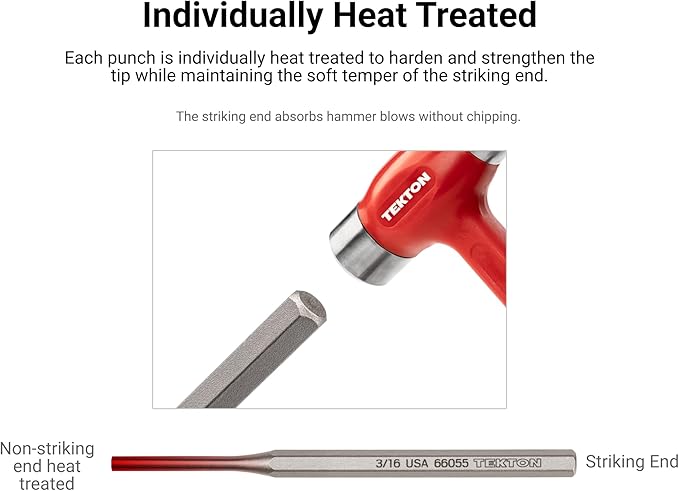 TEKTON 5/16 Inch Pin Punch | 66058 | Made in USA - Image 3