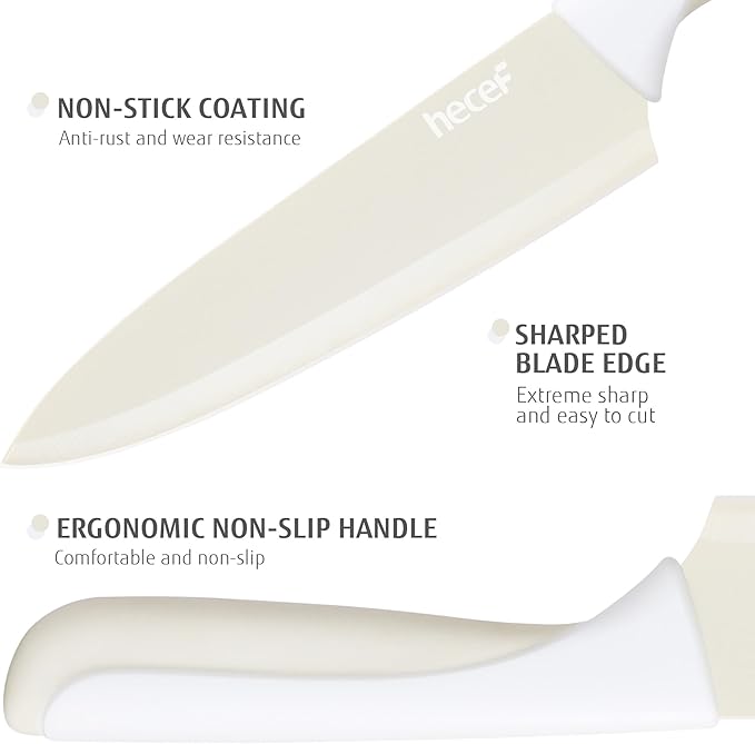 hecef 15 Pieces Kitchen Knife Set - Image 3