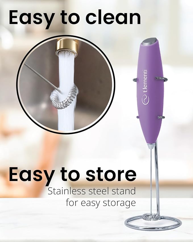 Elementi Milk Frother Wand & Drink Mixer - Image 5