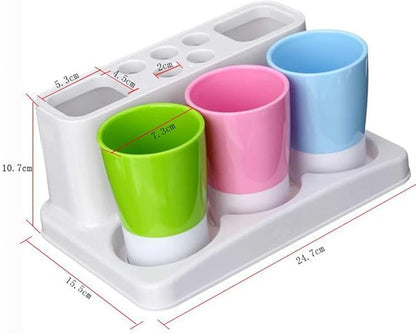 Eslite Toothbrush Toothpaste Holder Stand - Image 5