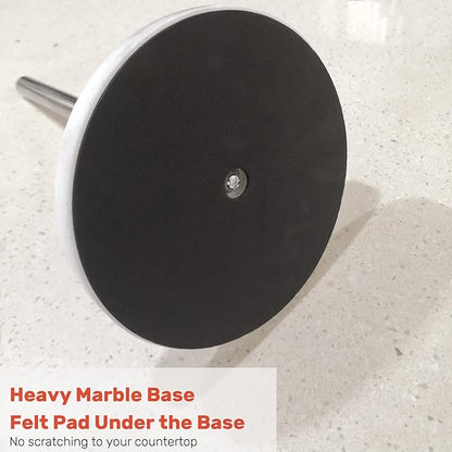 Heavy Weighted Paper Towel Holder, Easy One-Handed Design - Image 4