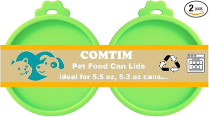 Comtim Cat Food Can Covers Lids by COMTIM