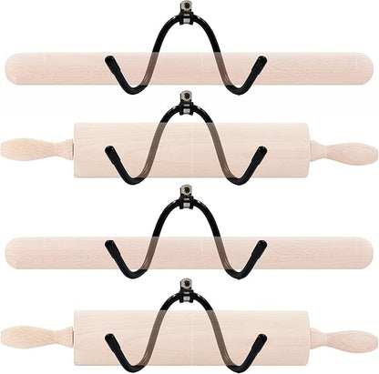 YYST Rolling Pin Holder Rolling Pin Display Rack Rolling Pin Storage - Image 6
