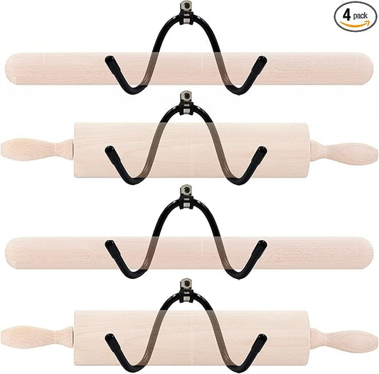 YYST Rolling Pin Holder Rolling Pin Display Rack Rolling Pin Storage by YYST