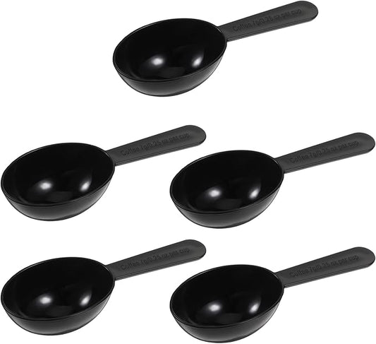 Plastic Coffee Measuring Spoons, 5 Pack Tablespoon Measuring Spoon 7g Short by Sliverdew