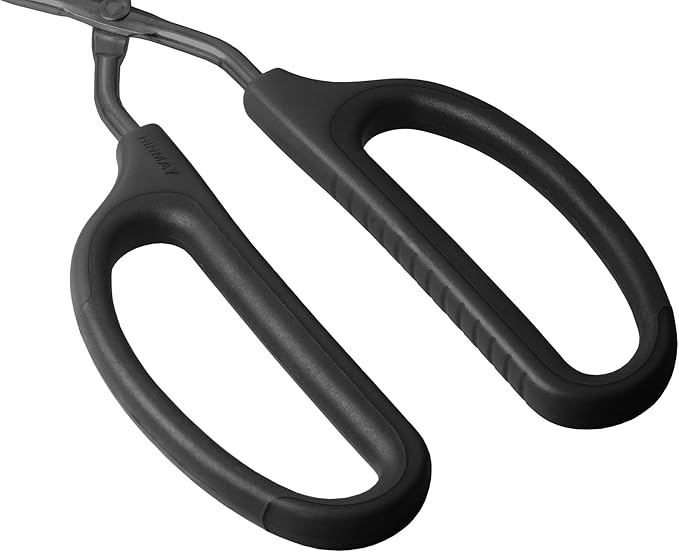 HINMAY 10" 12" 16" Stainless Steel Kitchen Tongs Set, Non-Slip Comfortable Grip - Image 4