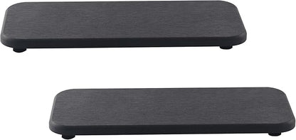 NiuYichee 2 Pcs Water Absorbing Stone Trays, Kitchen/Bathroom Sink Soap Dish by NiuYichee