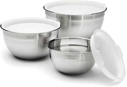 Cuisinart Mixing Bowl Set, Stainless Steel, CTG-00-SMB by Cuisinart