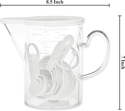 Measuring Cups and Measuring Spoons Set of 10 Pieces, Supreme Housewares - Image 2