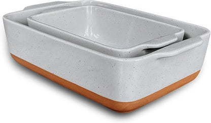 Mora Ceramic Set of 2 Baking Dishes by MORA