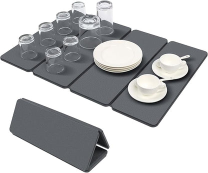 Large Stone Drying Mats for Kitchen Counter, Quick Dry Stone Dish Drying Mat by Unknown