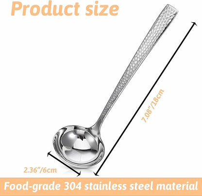 Gravy Ladle Stainless Steel 7.8'' Soup Ladles - Image 2