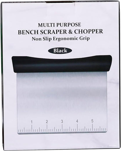 Rainspire Bench Scraper, Stainless Steel Dough Scraper, Pastry Scraper - Image 8