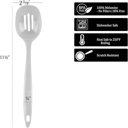 Durable Melamine Cooking Slotted Spoon - Image 4
