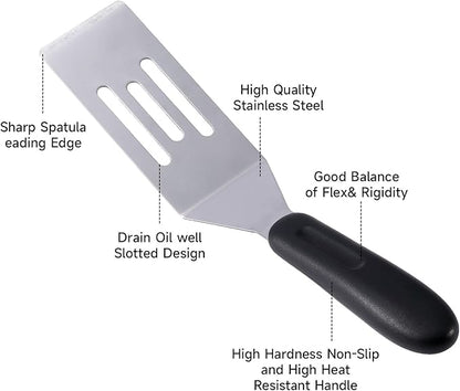 2 Pack Mini Spatula Stainless Steel Small Spatula - Image 6