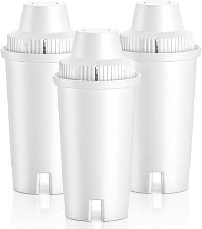 3 Pack Replacement for Brita® Water Filter Pitchers and Dispensers, Classic OB03 by Cabiclean