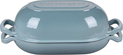 VORRINGARD Enameled Cast Iron Sourdough Bread Oven, Dutch Oven, Loaf Cast Iron - Image 8