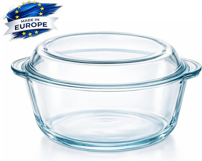 Ums 2.2 Quart Glass Casserole Dish - Image 3