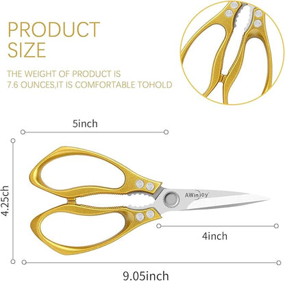 Heavy Duty Sharp Kitchen Scissors, Bread - Image 3