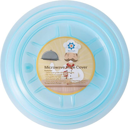 Kichwit Collapsible Silicone Microwave Plate Cover Splatter Guard, Dishwasher - Image 8