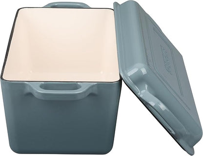 EDGING CASTING Enameled Cast Iron Dutch Oven, Oblong Bread Oven - Image 7