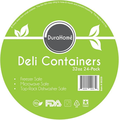 DuraHome - Deli food Storage Containers - Clear Plastic Premium Quality - Image 6