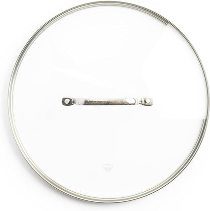 Blue Diamond 8.5” Universal Tempered Glass Lid, Frying Pan Skillet, Oven Safe by BlueDiamondCookware