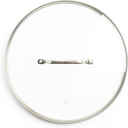 Blue Diamond 8.5” Universal Tempered Glass Lid, Frying Pan Skillet, Oven Safe by BlueDiamondCookware