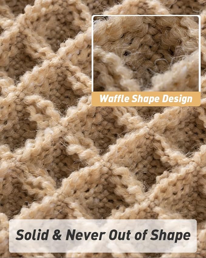 AMOAMI Upgraded Waffle Bath Mat, Super Absorbent Non Slip Bath Mats - Image 5