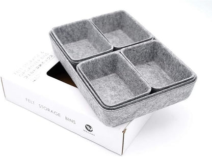 Welaxy Office drawer organizers trays felt storage bin organize dividers Box by Welaxy