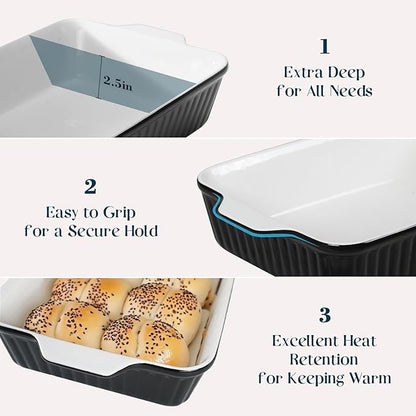 DOWAN 9x13-Inch Casserole Dishes - Image 3