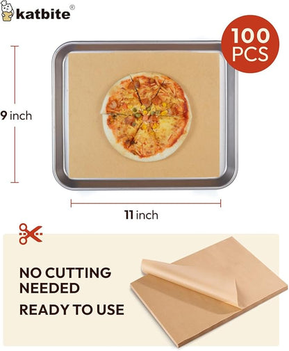 Katbite Air Fryer Disposable Paper Liners 200 Pcs, 9x11 Inch, Oil Resistant & - Image 2