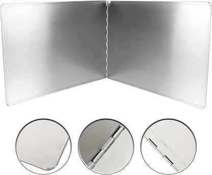 Kichvoe Stainless Steel Oil Splash Baffle 31.49X11.81 Inch Foldable Stove - Image 8