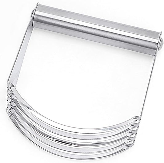 Dough Blender, 4.6 Inch x 4 Inch Stainless Steel Pastry Cutter by YIKANGHENG