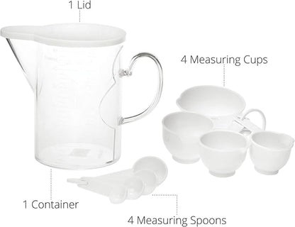 Measuring Cups and Measuring Spoons Set of 10 Pieces, Supreme Housewares - Image 4
