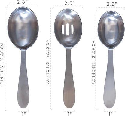 Darware Portion Control Serving Spoons Set – Stainless Steel 1/4, 1/2 Cup Sizes - Image 6