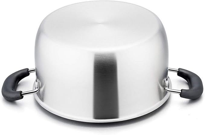 P&P CHEF 6 Qt Stockpot with Lid, Stainless Steel Cooking Stock Pot - Image 6