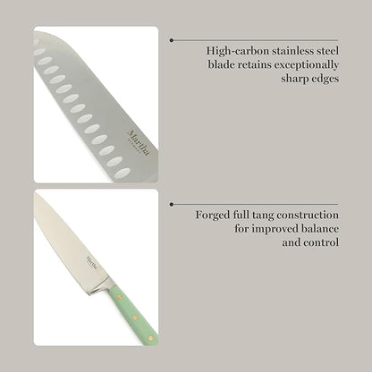 Martha Stewart 16-Piece Lockton High Carbon Stainless Steel Knife Block Set - Image 5