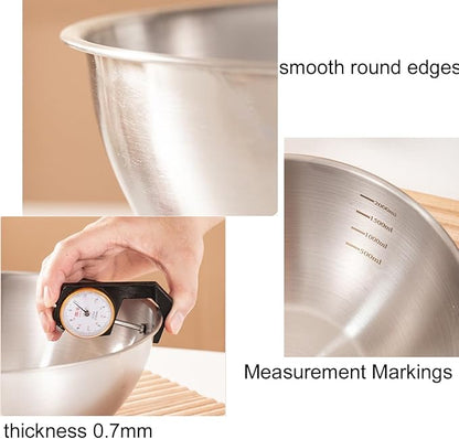 Stainless Steel Salad Bowls Set - Image 9