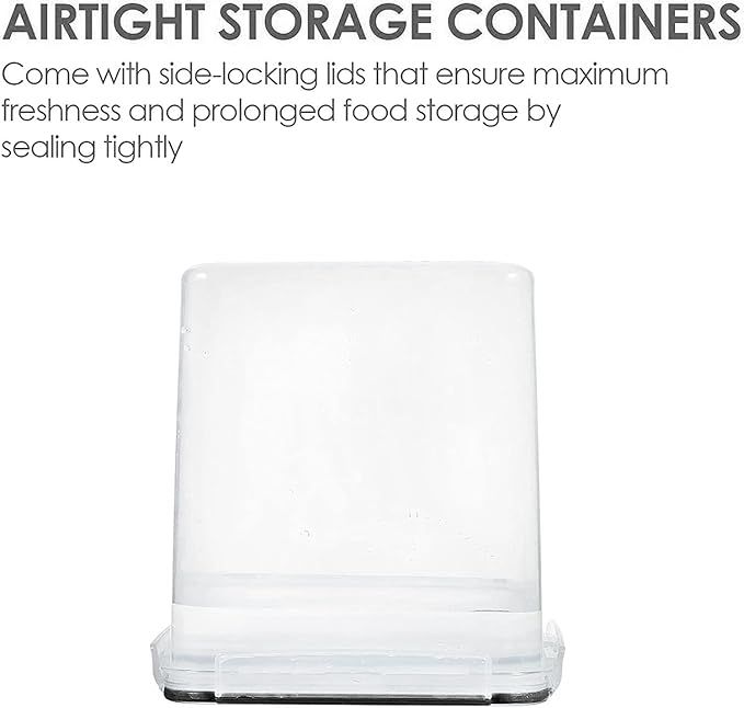Vtopmart Food Storage Containers 2.5L / 84.5oz, 4 Pieces BPA Free Plastic - Image 3