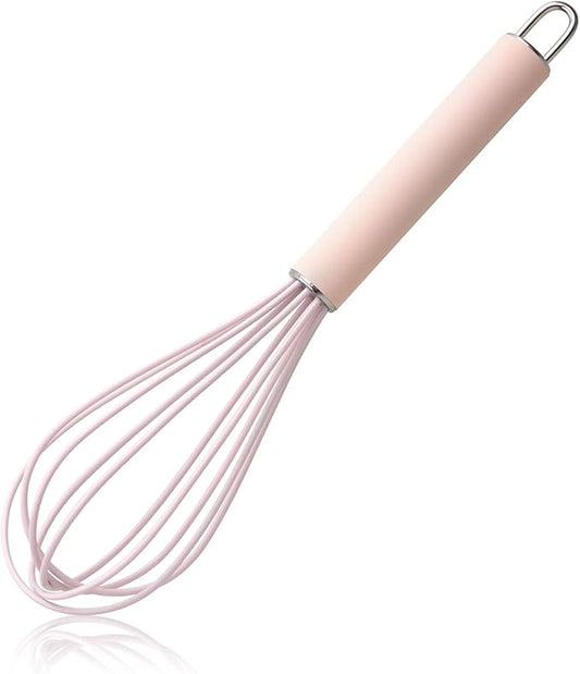 GorGin high temperature and easy to clean silicone whisk, 10 inch, grip good by GorGin