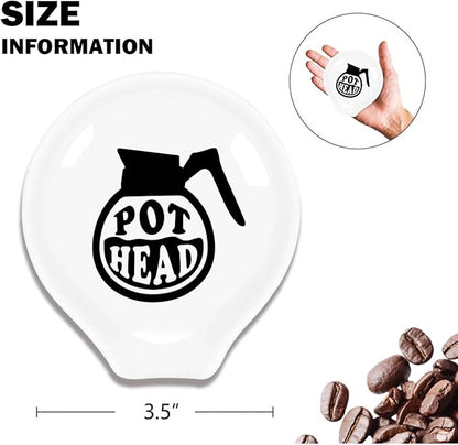 Funny Coffee Spoon Holder-Coffee Spoon Rest-Cafe Bar Station Accessories-Pot - Image 2