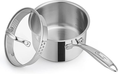 Ciwete 2 Qt Stainless Steel Saucepan by Ciwete