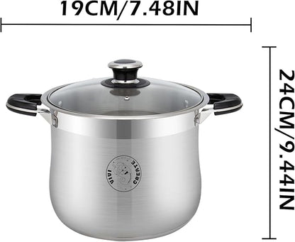 Vivicreate 9 Quart Stainless Steel Stock Pot - Image 2