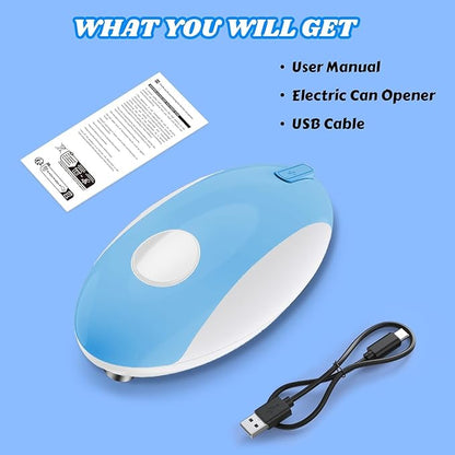 USB Rechargeable Electric Can Opener – Battery Operated, One Touch Automatic - Image 7