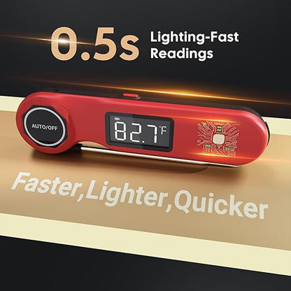 Rechargeable 0.5 Sec Reading Instant Read Meat Thermometer - Image 2
