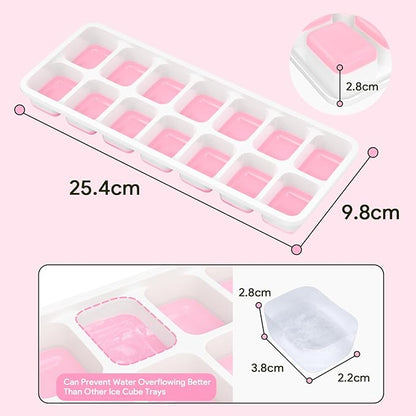 Ice Cube Trays 4 Pack, Airabc Silicone Ice Cube Trays - Image 5