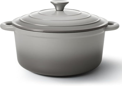 6 Quart Dutch Oven Pot with Lid, Non Stick Enameled Cast Iron Dutch Oven by Fijinhom