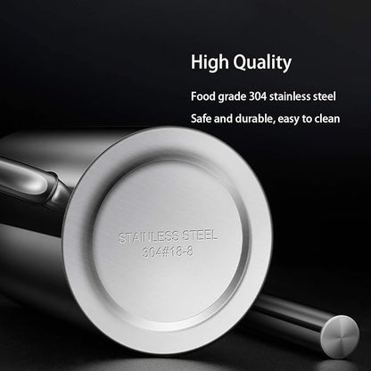 Sumerflos Olive Oil Dispenser Bottle Stainless Steel, 500ml/17oz Drip-Free - Image 3